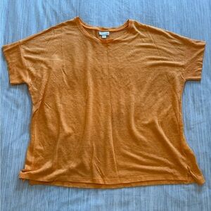 J. Jill "Love Linen" Short Sleeve Tee